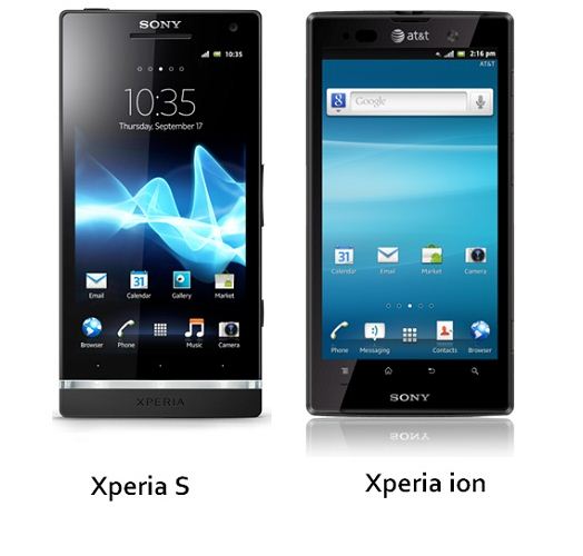 Sony Xperia S и Sony Xperia Ion