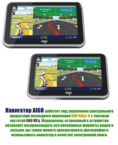GPS-навигатор Aigo
